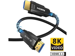 HDMI 2.1-compatible Optical Cable male to male HDMI Fiber Optic Long cable in-Wall 8K @60HZ HDR 3D HEC CEC HDCP 2.2 for HDR TV Laptop PS3 Projector Compute-160FT HDMI 2.1-compatible Optical Cable male to male HDMI Fiber Optic Long cable in-Wall 8K @60HZ HDR 3D HEC CEC HDCP 2.2 for HDR TV Laptop PS3 Projector Compute-160FT