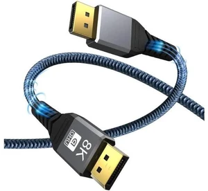 DisplayPort Cable 1.4, 8K 33FT DP Cable 32.4Gbps 8K@60Hz HBR3 4K@60Hz/144Hz/120Hz 5K@60Hz 1080P@240Hz Support FreeSync G-Sync HDR10 Display Port for Gaming Monitor Graphics Card DisplayPort Cable 1.4, 8K 33FT DP Cable 32.4Gbps 8K@60Hz HBR3 4K@60Hz/144Hz/120Hz 5K@60Hz 1080P@240Hz Support FreeSync G-Sync HDR10 Display Port for Gaming Monitor Graphics Card