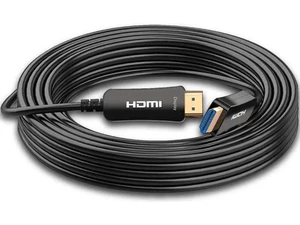 Fiber HDMI Cable 4K HDR 60Hz - 2M 5M 10M 20M 30M 50M - Fiber Optic HDMI 2.0b Cable, Support 18Gbps and Projector, Roku, Slim and Flexible HDMI Fiber Optic Cable - 6.5ft (2meters) Fiber HDMI Cable 4K HDR 60Hz - 2M 5M 10M 20M 30M 50M - Fiber Optic HDMI 2.0b Cable, Support 18Gbps and Projector, Roku, Slim and Flexible HDMI Fiber Optic Cable - 6.5ft (2meters)