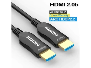 HDMI Fiber Optic Long Cables Light High Speed support 18Gbps 4K HDR 60Hz HDMI 2.0b Subsampling 4:4:4 / 4:2:2 / 4:2:0- 3.3ft(1meter) HDMI Fiber Optic Long Cables Light High Speed support 18Gbps 4K HDR 60Hz HDMI 2.0b Subsampling 4:4:4 / 4:2:2 / 4:2:0- 3.3ft(1meter)