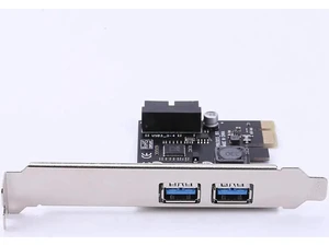 2 Port USB 3.0 PCI-e x1 Expansion Card PCI Express Adapter for Desktop 2 Port USB 3.0 PCI-e x1 Expansion Card PCI Express Adapter for Desktop