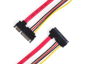 SATA Extender Cable 22Pin Male To Female 7+15 Pin Serial SATA Power And Data Cable Combo Extension Cables Cord 50CM SATA Extender Cable 22Pin Male To Female 7+15 Pin Serial SATA Power And Data Cable Combo Extension Cables Cord 50CM