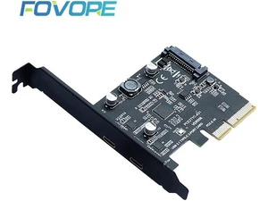 3.1 PCIE PCI Express Expansion Card PCI-E 4X to 3.1 Gen2 10Gbps 2-Port C Adapter ASMedia ASM3142 Chipset For Desktop 3.1 PCIE PCI Express Expansion Card PCI-E 4X to 3.1 Gen2 10Gbps 2-Port C Adapter ASMedia ASM3142 Chipset For Desktop