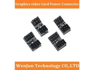 quality Graphics video Card Power Connector 180 degree adapter with pcie PCI-e 6Pin 6-Pin 8Pin 8-Pin male female connecotor quality Graphics video Card Power Connector 180 degree adapter with pcie PCI-e 6Pin 6-Pin 8Pin 8-Pin male female connecotor