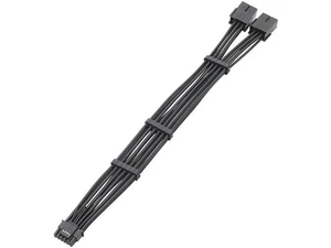 Sturdy 2x 8Pin Female to PCIE 5.0 12+4 16Pin Video Card Cable for RTX4000 RTX40(2X8PIN PM) Sturdy 2x 8Pin Female to PCIE 5.0 12+4 16Pin Video Card Cable for RTX4000 RTX40(2X8PIN PM)