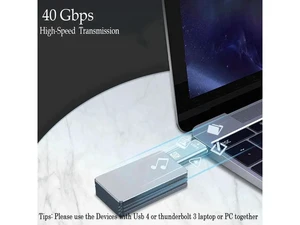 USB 4.0 Type C Adapter USB C Male to Male Converter 40 Gbps Data Sync Adapter Type-C Extension Cable for Laptop Phone Tablet USB 4.0 Type C Adapter USB C Male to Male Converter 40 Gbps Data Sync Adapter Type-C Extension Cable for Laptop Phone Tablet