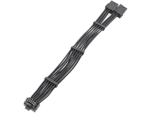 Sturdy 2x 8Pin Female to PCIE 5.0 12+4 16Pin Video Card Cable for RTX4000 RTX40(2X8PIN PLB) Sturdy 2x 8Pin Female to PCIE 5.0 12+4 16Pin Video Card Cable for RTX4000 RTX40(2X8PIN PLB)