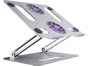 Laptop Tablet Stand,Aluminum Foldable Computer Stand with Dual High-speed Cooling Fan, Ergonomic Adjustable Laptop Cooling Pad Compatible with All Laptop Tablets 11-17.3" Laptop Tablets MacBook Pro Laptop Tablet Stand,Aluminum Foldable Computer Stand with Dual High-speed Cooling Fan, Ergonomic Adjustable Laptop Cooling Pad Compatible with All Laptop Tablets 11-17.3" Laptop Tablets MacBook Pro