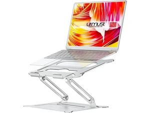 Laptop Stand, Ergonomics Aluminum Laptop Riser, Foldable Computer Stand, Adjust Laptop Holder Stand for Macs and laptops ,Z19-Silver Laptop Stand, Ergonomics Aluminum Laptop Riser, Foldable Computer Stand, Adjust Laptop Holder Stand for Macs and laptops ,Z19-Silver