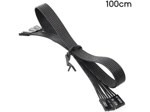 For Motherboard Switch Hard Disk SSD LED/PLED/ Power Reset SW Extension Cable 100CM For Motherboard Switch Hard Disk SSD LED/PLED/ Power Reset SW Extension Cable 100CM