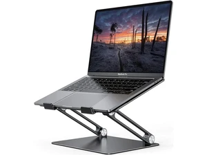 Adjustable Laptop Stand, Aluminum Computer Riser, Ergonomic Computer Stand for desk, Laptop Riser Notebook Stand ,Compatible with 10 - 17 Inches laptop, MacBook, Air, Pro, -(Z19-Black) Adjustable Laptop Stand, Aluminum Computer Riser, Ergonomic Computer Stand for desk, Laptop Riser Notebook Stand ,Compatible with 10 - 17 Inches laptop, MacBook, Air, Pro, -(Z19-Black)