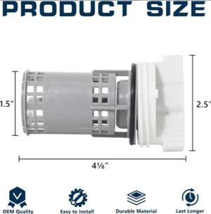 DC97-16991B washing machine drainage pump filter, washing machine filter is suitable for Samsung-compatible models DC97-16991B washing machine drainage pump filter, washing machine filter is suitable for Samsung-compatible models