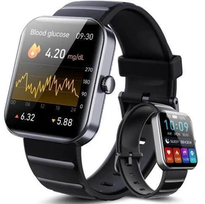 Smart Watch Blood Glucose, Smartwatch for Men Women Fitness Activity Tracker IP67 Waterproof, Heart Rate Sleep Monitor, Pedometer, Blood Sugar Oxygen Tracking Smart Watches for Android iOS, 2023 Smart Watch Blood Glucose, Smartwatch for Men Women Fitness Activity Tracker IP67 Waterproof, Heart Rate Sleep Monitor, Pedometer, Blood Sugar Oxygen Tracking Smart Watches for Android iOS, 2023