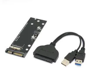 USB 3.0 Dual PCB Adapter, 12+6Pin Mac SSD + 22Pin SATA Reader for 2010/2011 MacBook Air A1369 A1370 USB 3.0 Dual PCB Adapter, 12+6Pin Mac SSD + 22Pin SATA Reader for 2010/2011 MacBook Air A1369 A1370