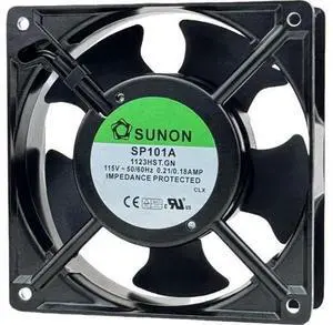 SP101A-1123HST.GN 12038 AC115V Dual Ball Bearing Cooling Fan, 120×120×38mm 2900RPM 2-Pin Industrial Cabinet Fan SP101A-1123HST.GN 12038 AC115V Dual Ball Bearing Cooling Fan, 120×120×38mm 2900RPM 2-Pin Industrial Cabinet Fan