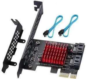 2 Port PCIe 3.0 SATA 3.0 Expansion Card with JMB582 Chip, 6Gbps PCI Express SATA Controller 2 Port PCIe 3.0 SATA 3.0 Expansion Card with JMB582 Chip, 6Gbps PCI Express SATA Controller
