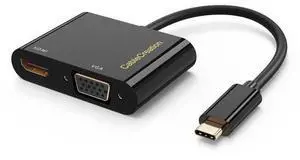 2 Pack USB-C to HDMI VGA Multiport Adapter, Dual Display Type-C Video Converter Compatible with iPhone 15 Plus/15 Pro Max, Galaxy S22 Ultra, MacBook Pro, XPS 13, 2020 iPad Pro 2 Pack USB-C to HDMI VGA Multiport Adapter, Dual Display Type-C Video Converter Compatible with iPhone 15 Plus/15 Pro Max, Galaxy S22 Ultra, MacBook Pro, XPS 13, 2020 iPad Pro