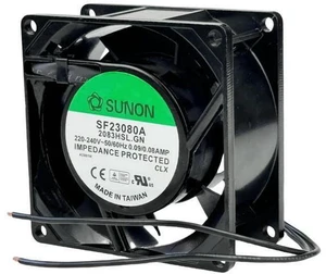SF23080A-2083HBL GN SF Series 8038 AC 220-240V Cabinet Cooling Fan 2850RPM Dual Ball Bearing SF23080A-2083HBL GN SF Series 8038 AC 220-240V Cabinet Cooling Fan 2850RPM Dual Ball Bearing