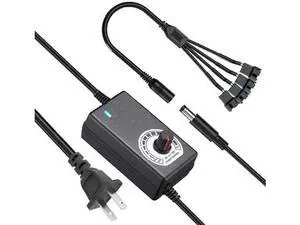 AJMRTC 36W 3-12V 3A PC Fan Speed Controller Power Supply, 100-240V AC-DC Variable Adapter 4 Channel Fan Control, DC to 4 Way 3Pin 4Pin Fan Splitter Cable for PC Case Cooling Fans Radiator AJMRTC 36W 3-12V 3A PC Fan Speed Controller Power Supply, 100-240V AC-DC Variable Adapter 4 Channel Fan Control, DC to 4 Way 3Pin 4Pin Fan Splitter Cable for PC Case Cooling Fans Radiator