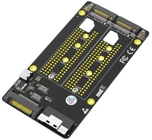 Dual 2X M.2 NVME SSD to Slimline SFF-8654 8X Adapter (PCIe Bifurcation Motherboard is Required) Dual 2X M.2 NVME SSD to Slimline SFF-8654 8X Adapter (PCIe Bifurcation Motherboard is Required)