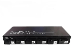 6Port 10/100M Ethernet Switch 6 Fiber Port 25KM 2UTP RJ45 Fiber Optical Transceiver Optical Media Converter 6Port 10/100M Ethernet Switch 6 Fiber Port 25KM 2UTP RJ45 Fiber Optical Transceiver Optical Media Converter