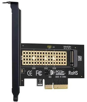M.2 NVME to PCIe 3.0 x4 Adapter with Aluminum Heatsink Solution M.2 NVME to PCIe 3.0 x4 Adapter with Aluminum Heatsink Solution