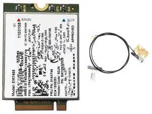 EM7455 01AX746 3G 4G Card+ for X1 Carbon 5Th Gen X270 T470 T470S T470P T570 L570 L470 P51 P71 EM7455 01AX746 3G 4G Card+ for X1 Carbon 5Th Gen X270 T470 T470S T470P T570 L570 L470 P51 P71