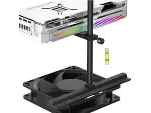 GPU Support Bracket, Graphics Card Support, GPU Bracket Brace, Video Card Sag Holder Bracket, GPU Stand, Adjustable Anti Sag GPU Stand for Fan Aluminum 129mm GPU Support Bracket, Graphics Card Support, GPU Bracket Brace, Video Card Sag Holder Bracket, GPU Stand, Adjustable Anti Sag GPU Stand for Fan Aluminum 129mm