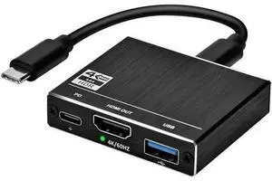 Type-C to HDMI Docking Station Type-C to HDMI Type-C to 100W PD Charging Fast Charging 4K@60Hz HD Video Screen Projector 3-Port Mini Hub Easy to Carry for Nintendo Switch, MacBook Pro/Air Type-C to HDMI Docking Station Type-C to HDMI Type-C to 100W PD Charging Fast Charging 4K@60Hz HD Video Screen Projector 3-Port Mini Hub Easy to Carry for Nintendo Switch, MacBook Pro/Air