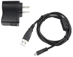 USB AC/DC Adapter +PC Cord For DMC-SZ10 k DMC-FX45 Camer 8pin a USB AC/DC Adapter +PC Cord For DMC-SZ10 k DMC-FX45 Camer 8pin a