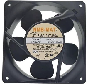 NMB-MAT Minebea 4715MS-23T-B5A D00 12038 230V 12CM cooling fan NMB-MAT Minebea 4715MS-23T-B5A D00 12038 230V 12CM cooling fan