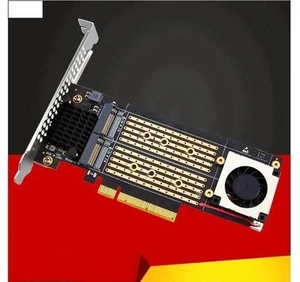 PCIe To M2 Adapter Card PCIe X8 2 Port M2 NVME M Key SSD Converter M.2 PCI Express X8 Adapter VROC RAID Expansion Card Riser PCIe To M2 Adapter Card PCIe X8 2 Port M2 NVME M Key SSD Converter M.2 PCI Express X8 Adapter VROC RAID Expansion Card Riser