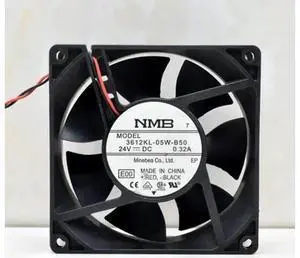 3612KL-05W-B50 E00 DC 24V 0.32A 90x90x32mm 2-Wire Server Cooling Fan 3612KL-05W-B50 E00 DC 24V 0.32A 90x90x32mm 2-Wire Server Cooling Fan