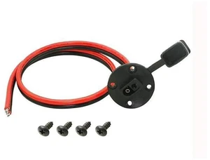 55cm 10AWG SAE Socket Weatherproof Sidewall Port DIY Cord, SAE Quick Disconnect Wire Harness Panel Mount Power Cable with 55cm 10AWG SAE Socket Weatherproof Sidewall Port DIY Cord, SAE Quick Disconnect Wire Harness Panel Mount Power Cable with