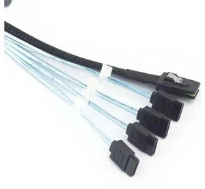 MINI SAS SFF-8087 to 4-port SATA high-speed con tion cable For Server MINI SAS SFF-8087 to 4-port SATA high-speed con tion cable For Server