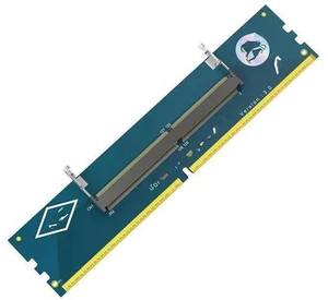 Laptop DDR5 RAM To SO DDR5 U-DIMM Desktop Adapter Card, Memory Tester SO DDR5 To DDR5 U-DIMM Converter Laptop DDR5 RAM To SO DDR5 U-DIMM Desktop Adapter Card, Memory Tester SO DDR5 To DDR5 U-DIMM Converter