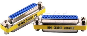 1pcs est Mini Gender changer D-SUB DB25 Serial Cable Extended Adapter 25 Pin FeMale to FeMale F/F connector 1pcs est Mini Gender changer D-SUB DB25 Serial Cable Extended Adapter 25 Pin FeMale to FeMale F/F connector