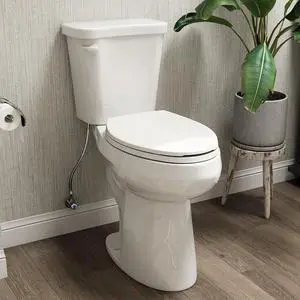 21 Inch Extra High Elongated Toilet with ADA Chair Height, Two Piece Toilet with Powerful 1.28 GPF Single Flush, MAP 1000g, Toilet Bowl Suitable for Tall Person & Seniors, HR-E21S 21 Inch Extra High Elongated Toilet with ADA Chair Height, Two Piece Toilet with Powerful 1.28 GPF Single Flush, MAP 1000g, Toilet Bowl Suitable for Tall Person & Seniors, HR-E21S
