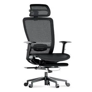 OC3 Air Ergonomic Office Chair with Footrest, Mesh Back Computer Chair, Home Office Desk Chairs, with Adjustable Lumbar Support/3D Headrest/Reliable Base, Mesh Seat Cushion, Black, Air-F OC3 Air Ergonomic Office Chair with Footrest, Mesh Back Computer Chair, Home Office Desk Chairs, with Adjustable Lumbar Support/3D Headrest/Reliable Base, Mesh Seat Cushion, Black, Air-F