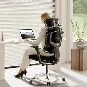 ErgoX-PRO Ergonomic Office Chair Black Cloudtech Cushion, 5D Lumbar, 7D Armrests, 4D Headrest, 551LBS Capacity Office, Gaming, Home ErgoX-PRO Ergonomic Office Chair Black Cloudtech Cushion, 5D Lumbar, 7D Armrests, 4D Headrest, 551LBS Capacity Office, Gaming, Home