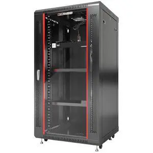22U Wall Mount Server Rack Cabinet, 19 Locking Network Rack, 24 Deep, Glass Door, with Fan, PDU and Shelf 22U Wall Mount Server Rack Cabinet, 19 Locking Network Rack, 24 Deep, Glass Door, with Fan, PDU and Shelf