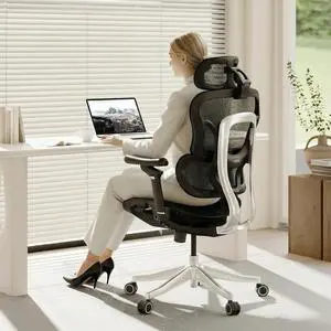 ErgoX Max Ergonomic Office Chair Black - Aluminum Alloy Frame & Base, 661 lb Capacity, 5D Armrests, 4D Adaptive Lumbar & 4D Headrest 1 ErgoX Max Ergonomic Office Chair Black - Aluminum Alloy Frame & Base, 661 lb Capacity, 5D Armrests, 4D Adaptive Lumbar & 4D Headrest 1