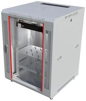 15U Wall Mount Server Rack Cabinet, 19 Inch Network and AV Enclosure, 24 Inch Deep, Locking Glass Door, Fan, PDU, 2 Shelves 15U Wall Mount Server Rack Cabinet, 19 Inch Network and AV Enclosure, 24 Inch Deep, Locking Glass Door, Fan, PDU, 2 Shelves
