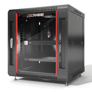 12U Wall Mount Server Rack Cabinet, 24" Deep, 19" Network & AV Enclosure | For Home Lab, With Fan, PDU, 1 Shelf, Locking Glass Door 12U Wall Mount Server Rack Cabinet, 24" Deep, 19" Network & AV Enclosure | For Home Lab, With Fan, PDU, 1 Shelf, Locking Glass Door