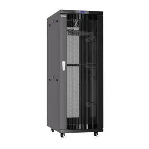 37U Server Rack Cabinet 19" Floor Standing Rack Enclosure, 32" Deep IT Infrastructure Rack with Cooling Fans, Thermostat LCD, PDU, Shelf & Casters 37U Server Rack Cabinet 19" Floor Standing Rack Enclosure, 32" Deep IT Infrastructure Rack with Cooling Fans, Thermostat LCD, PDU, Shelf & Casters