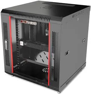 12U Wall Mount Server Rack Cabinet 19" Network Rack Enclosure, 18" Deep Data Rack Cabinet with Fan, PDU & Shelf for IT Equipment, Switches and Patch Panel 12U Wall Mount Server Rack Cabinet 19" Network Rack Enclosure, 18" Deep Data Rack Cabinet with Fan, PDU & Shelf for IT Equipment, Switches and Patch Panel