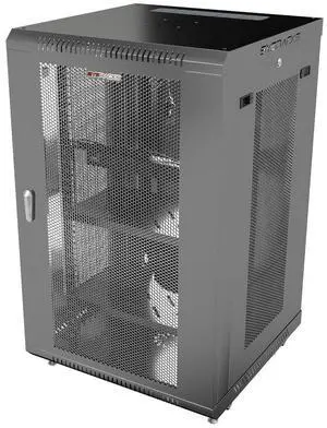 18U Wall Mount Server Rack Cabinet, 19 Enclosed Network & IT Rack, 24 Deep, Locking Mesh Door 18U Wall Mount Server Rack Cabinet, 19 Enclosed Network & IT Rack, 24 Deep, Locking Mesh Door