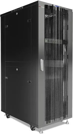 37U Mesh Network Rack Cabinet 19" Floor Standing Server Rack Enclosure, 24" Deep High-Airflow IT Rack with Fans, Thermostat, PDU and Shelf 37U Mesh Network Rack Cabinet 19" Floor Standing Server Rack Enclosure, 24" Deep High-Airflow IT Rack with Fans, Thermostat, PDU and Shelf