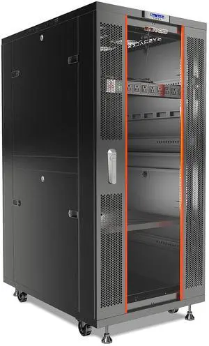 32U Home Server Rack Cabinet 19" Floor Standing Network Rack Enclosure, 39" Deep with Glass Door, Fans, PDU & Shelf for NAS, Router, Switch & AV Equipment 32U Home Server Rack Cabinet 19" Floor Standing Network Rack Enclosure, 39" Deep with Glass Door, Fans, PDU & Shelf for NAS, Router, Switch & AV Equipment
