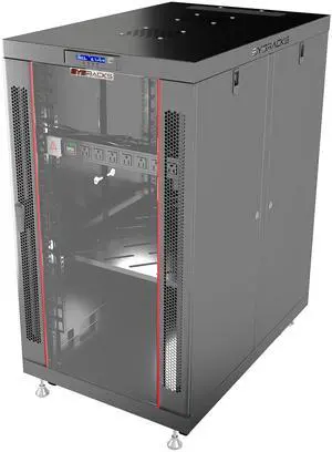 19" Server Rack Cabinet 18U 35" Deep Network Cabinet Enclosure with Glass Door, Locking Panels, Cooling Fans, PDU & Shelf, IT Rack for Servers, Switches, AV Equipment 19" Server Rack Cabinet 18U 35" Deep Network Cabinet Enclosure with Glass Door, Locking Panels, Cooling Fans, PDU & Shelf, IT Rack for Servers, Switches, AV Equipment